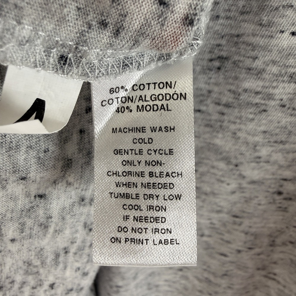 Ann Taylor LOFT Gray Speckled Tee Womens Medium Soft Casual T Shirt - Picture 5 of 6